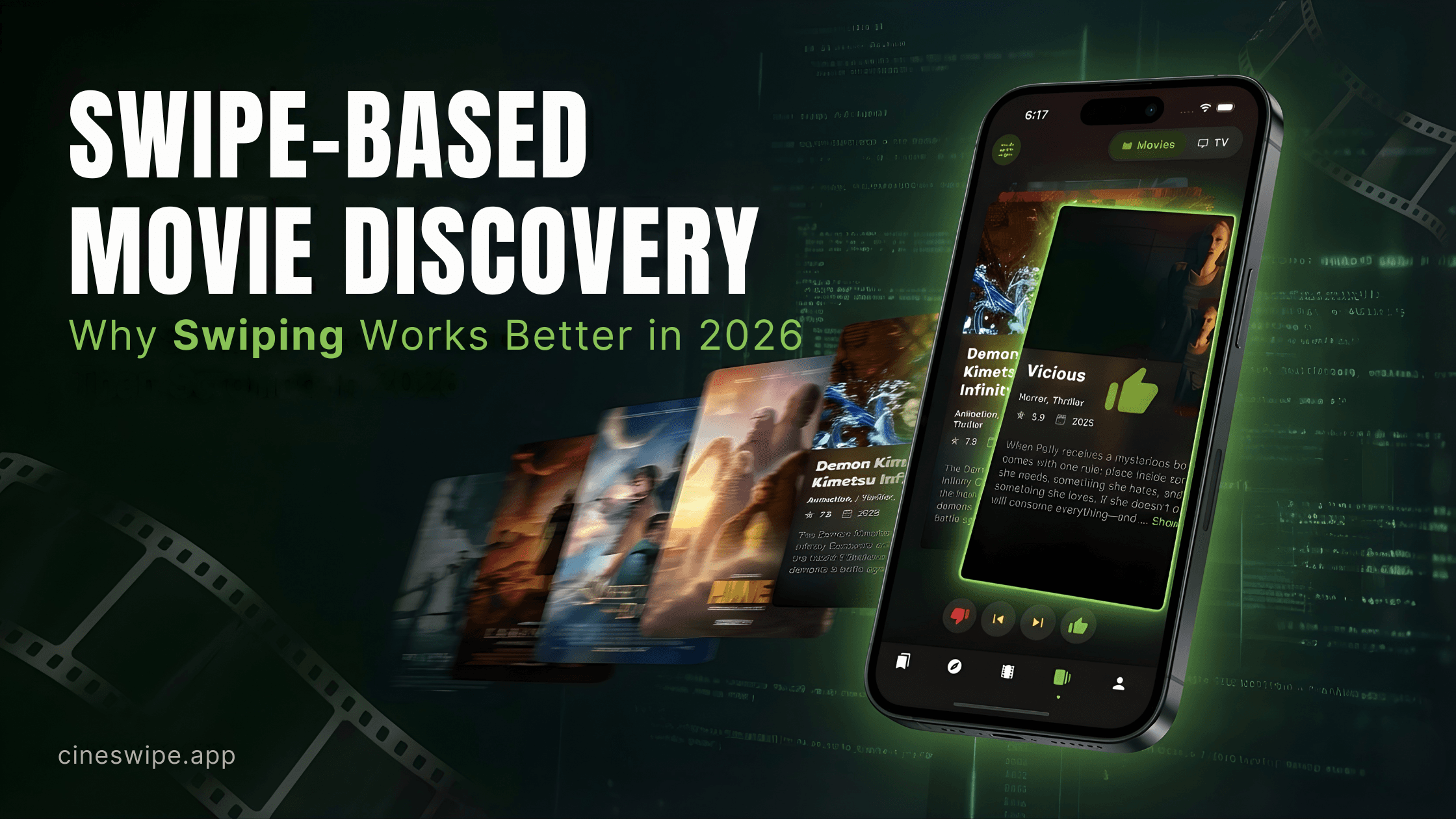 Swipe-Based Movie Discovery: Why Swiping Works Better in 2026